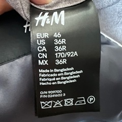 ジャケット　h&m　服/ファッション コート メンズの画像