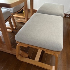 無印良品　ダイニングチェア4脚セットの画像