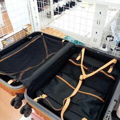 ★ジモティ割あり★TRAVELIST　スーツケース　オレンジ　クリーニング済　YJ2943の画像