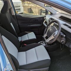 【禁煙車】平成２６年式　トヨタ　アクア　S　ハイブリッド【ETC付】の画像