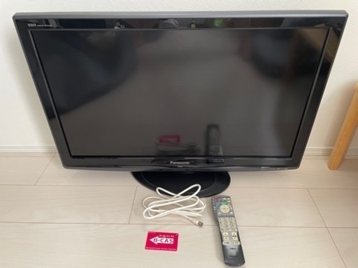 テレビ　パナソニック製ビエラ　32型　2009年製　動作確認済　リモコン付　アンテナケーブル付