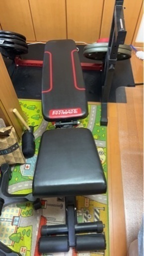 筋トレ ウェイトトレーニング ベンチ・スクワットラック、イヴァンコプレート20kg×2等まとめて売ります！