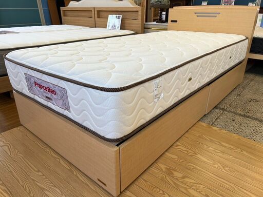 【愛品館八千代店】RoomDECO×フランスベッド　シングルベッド　ポケットコイル