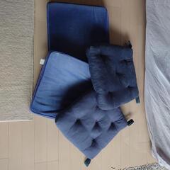 IKEA　シートクッション四個の画像