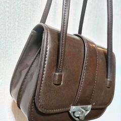 焦茶の手提げハンドミニBAG