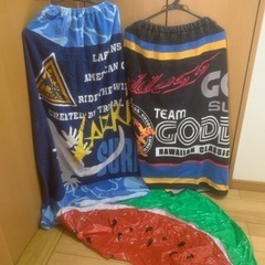 浮き輪&ビーチタオル2枚
