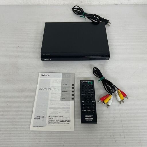 【SONY】 ソニー CD/DVDプレーヤー DVP-SR20 CD DVD N0175