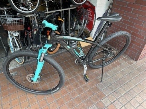 29インチ　Bianchi 
KUMA　3×8speed　油圧ディスクブレーキ　ブラック