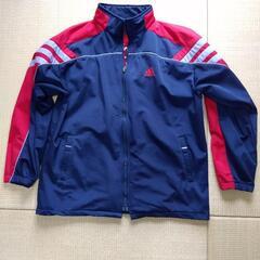 ジャージ上下セット（adidas、紺）