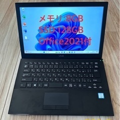 703-9 Office2021&Win11付 メモリ8GB SSD128GB13.3型VAIO VJPB11C11N