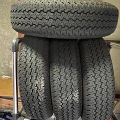 軽トラック用タイヤセット ＋ タイヤラック