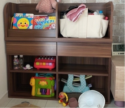 組み立てて1日使っただけの為新品同様！！
おもちゃ収納 ランドセルラック 収納棚