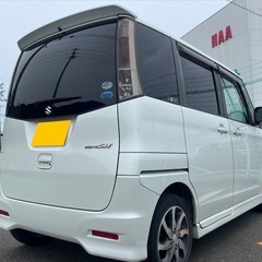 月々9千円〜分割払い可❗️ 車検2年付き！【名義変更代込み】大人気☆スズキ パレットSW☆HDDナビ☆走行中DVD見れます☆電動スライドドア☆ドラレコ☆スマートキー☆フルオートエアコン☆純正アルミ☆人気のパールホワイト☆そのまま乗って帰れます‼️の画像