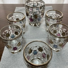 アンティーク調ロックグラス.氷入れ
