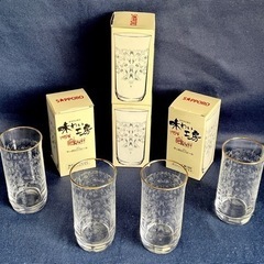 サッポロビール オリジナル レトロ　ノベルティグラス 3種 10客セットの画像