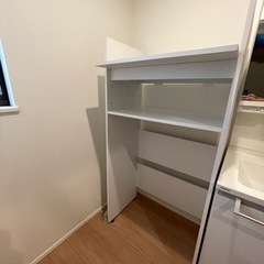 【無料】家具 収納家具 洗濯機ラック　乾燥機ラック　ランドリーラックの画像