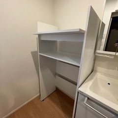 【無料】家具 収納家具 洗濯機ラック　乾燥機ラック　ランドリーラックの画像