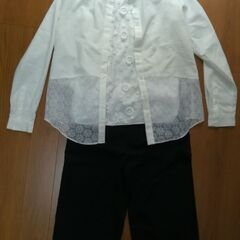 ✿白ブラウス✿(新品)✿羽織りにも♪✿