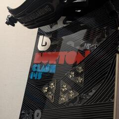 【ジャンク】スノーボード　BURTON　CLUSH145 ケース，ビンディング付 の画像