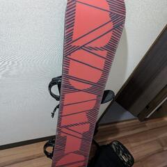 【ジャンク】スノーボード　BURTON　CLUSH145 ケース，ビンディング付 の画像