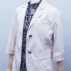 アーヴェヴェオム a.v.v ★ジャケット ☆生成り★38サイズの画像