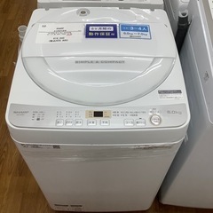 SHARP シャープ 全自動洗濯機 ES-GE6C-W 2018年製【トレファク 川越店】