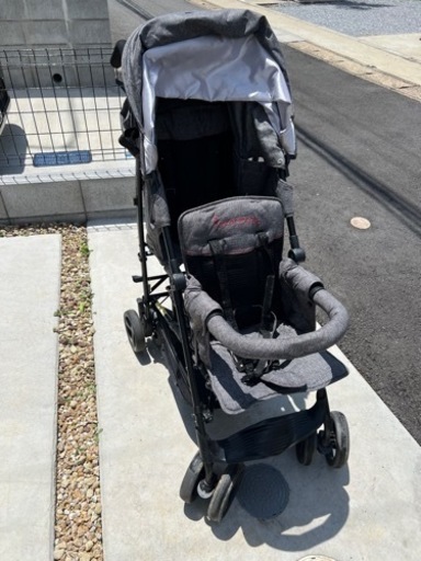 2人乗りベビーカー　【値段相談可　双子・年子に最適】