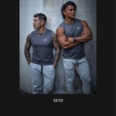 LMOW スウェットパンツ　グレーの画像