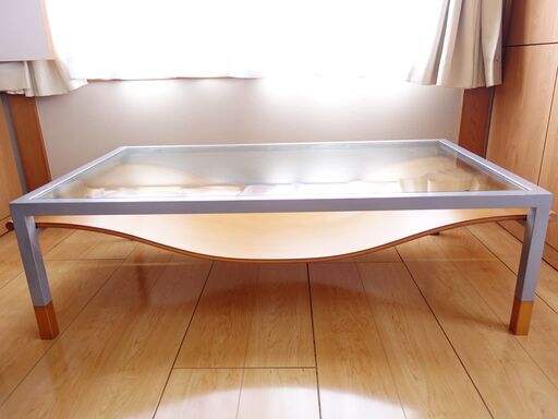 北欧 センターテーブル ガラステーブル