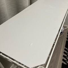 ニトリ　薄型スチールラック　ホワイトの画像