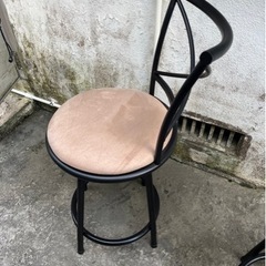 1脚¥6,000‼️カウンターツールダイニングキッチン椅子腰掛けアイアンデザインチェアアイアンバーカウンターチェアバーテェア🍉プロフ必読の画像