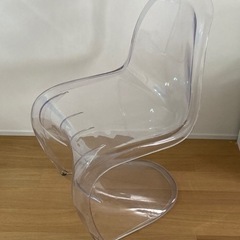 パントンチェア　リプロダクト　ポリカーボネート製 クリア 透明