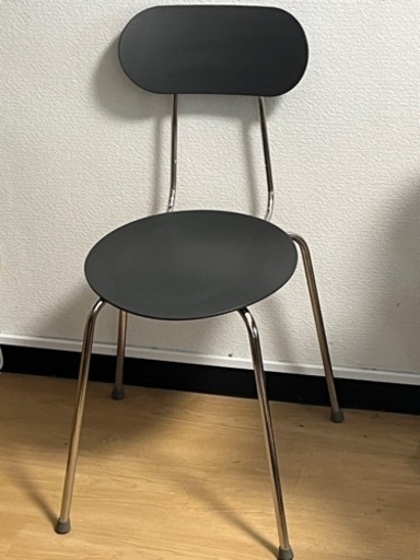 無印良品 スチールチェア・樹脂座 イス 椅子