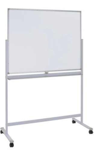 ホワイトボード両面脚付　1200×900㎜　
家具オフィス