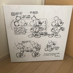 ミッキー　絵画　壁掛け　オシャレ