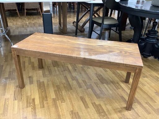 90分の無料軽トラック貸出サービス！ 【UNICO】ベンチ(STRADA)天然木のご紹介