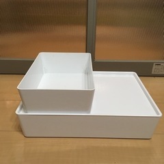 IKEA/イケア　KUGGIS/クッギス  ボックス ホワイト