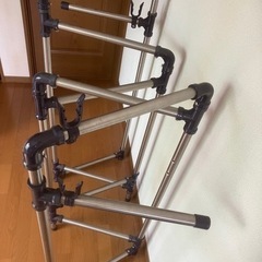 ★SUS製　洗濯物＆布団干し 5連「美品」の画像