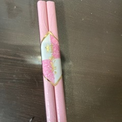 新品 未使用品 桂由美 お箸 ピンクの画像