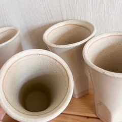 陶器グラス4個の画像