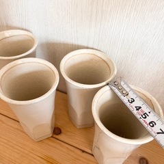 陶器グラス4個の画像