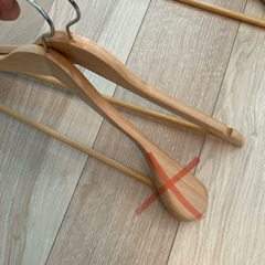 高級ハンガー4種　1本10円　コーベル木製ハンガー　マワハンガーの画像
