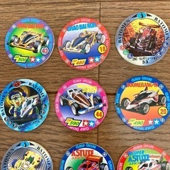 車のメンコ　18枚　MINI4WD  TAMIYA /BATOMEN TOMYの画像
