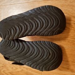 NIKE/ナイキ☆キッズサンダル[ブラック/17センチ]定価約5000円の画像