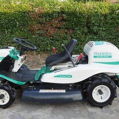 乗用草刈機 オーレック ラヒットモアー RM983 22馬力 2WD 337時間 配送OK 動画あり 乗用モアーの画像