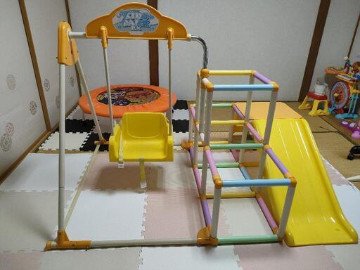 【再値下げ】滑り台付きジャングルジム