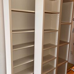 【取引完了】　本棚　スライド　シェラフ　ホワイトの画像