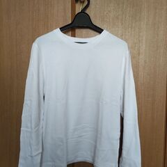 紺のみ未使用品  厚手の長袖Tシャツ 2枚組 差し上げます
