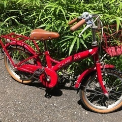 子供用自転車16インチ　赤