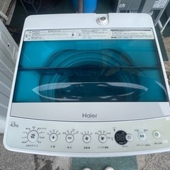 【リサイクルサービス八光】2016年製　ハイアール　JW-C45A-W 全自動洗濯機 ホワイト [洗濯4.5kg /乾燥機能無 /上開き]の画像